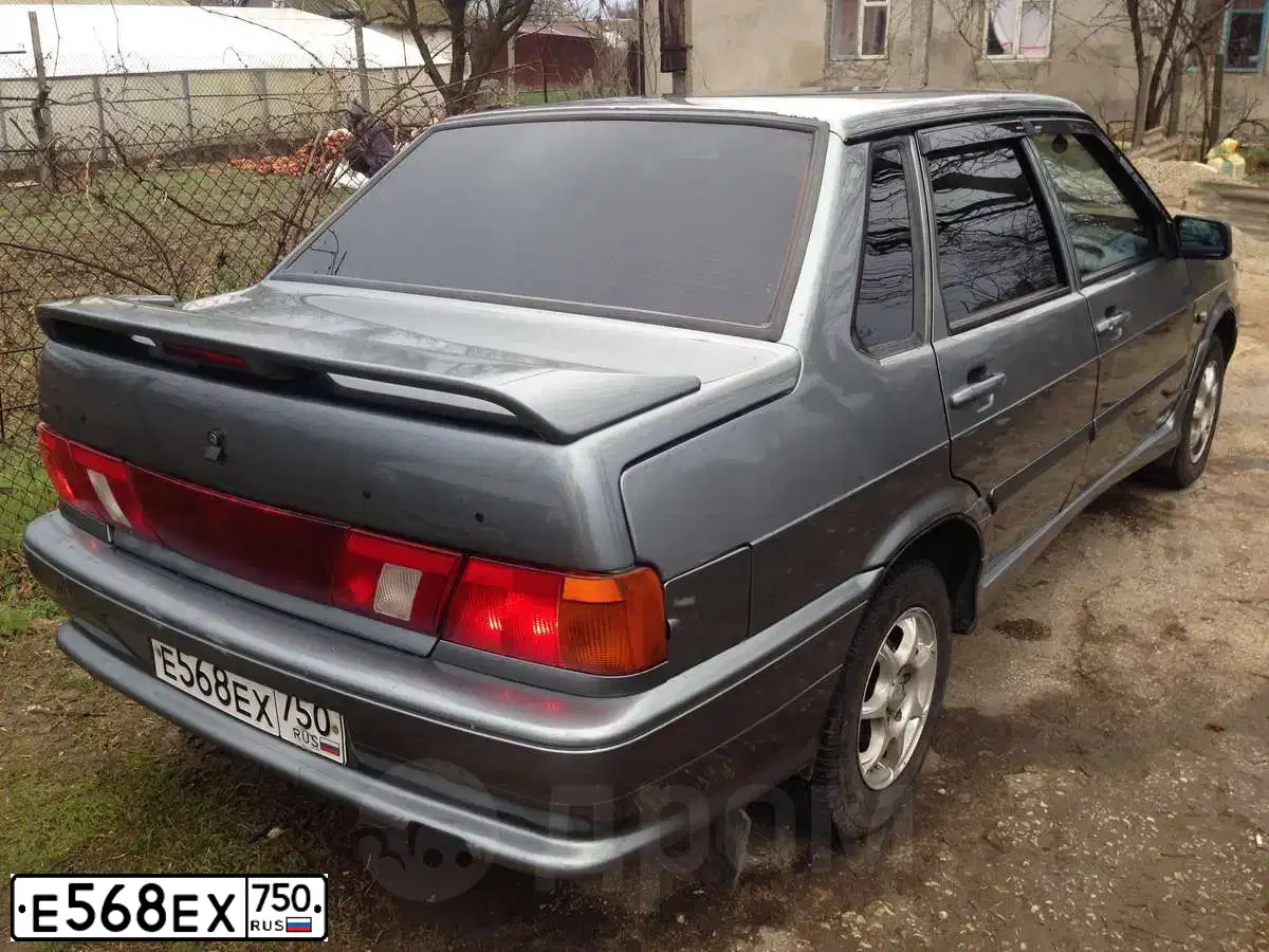 Фото автомобиля LADA 2115 SAMARA, 2008 — госномер Р949УО150. Цвет: СЕРО-ЗЕЛЕНЫЙ