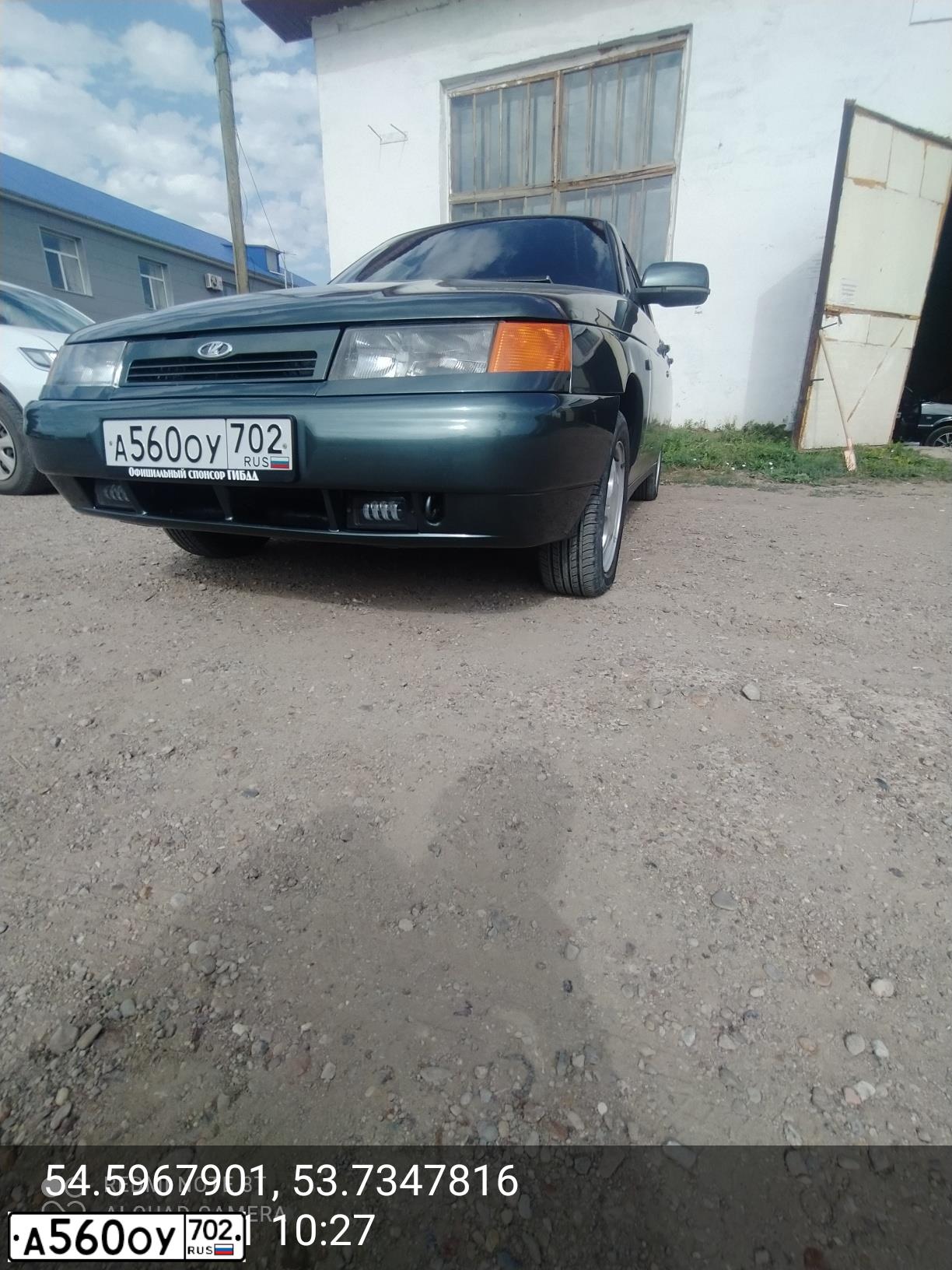 Фото автомобиля LADA 2112 LADA, 2007 — госномер А560ОУ702. Цвет: СЕРО-СИНЕ-ЗЕЛЕНЫЙ