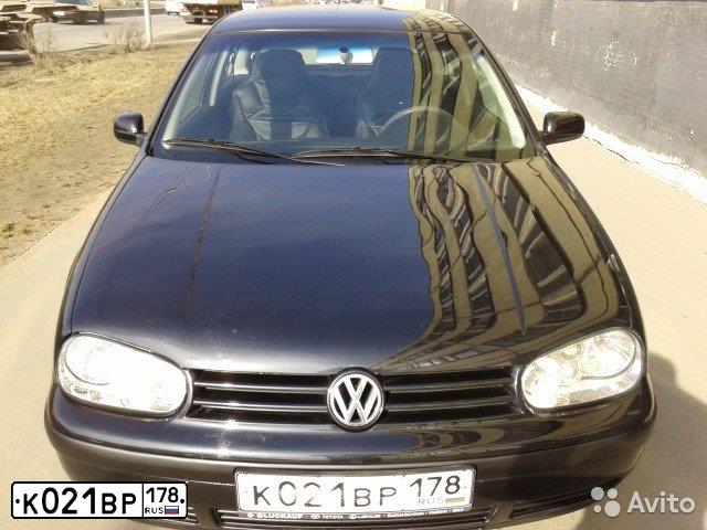 Фото автомобиля VOLKSWAGEN GOLF, 1999 — госномер С428ЕС178. Цвет: ЧЕРНЫЙ