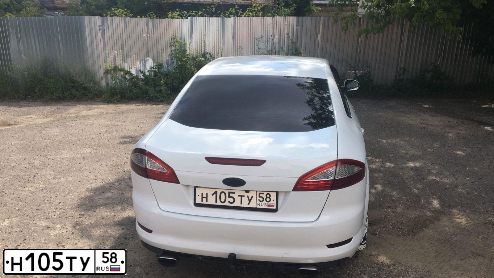 Фото автомобиля FORD MONDEO, 2007 — госномер С494НА198. Цвет: Белый