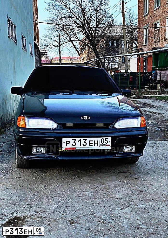 Фото автомобиля LADA 2112 LADA, 2007 — госномер Р313ЕН05. Цвет: СРЕД СЕР-ЗЕЛЕН МЕТАЛ