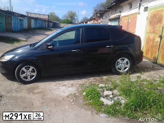 Фото автомобиля FORD FOCUS, 2008 — госномер О177ЕХ126. Цвет: ЧЕРНЫЙ
