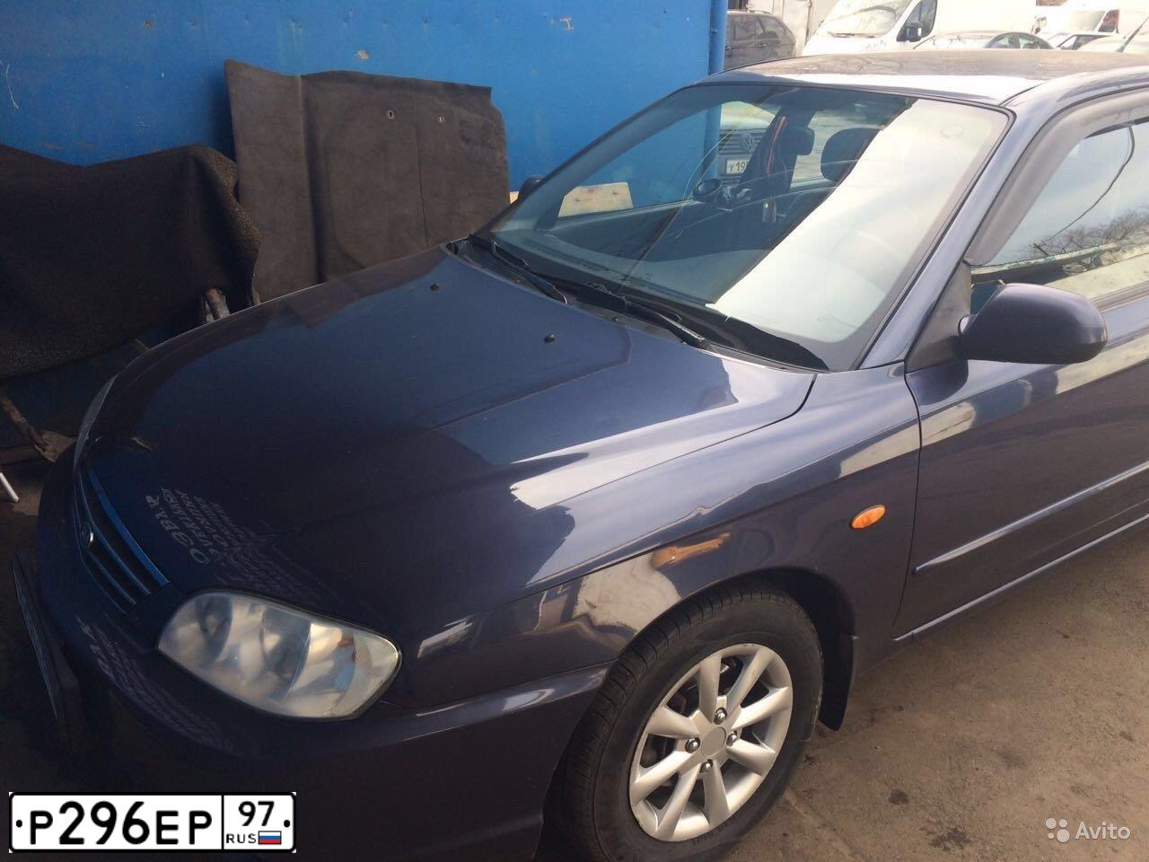 Фото автомобиля KIA SPECTRA, 2006 — госномер М032РС82. Цвет: синий