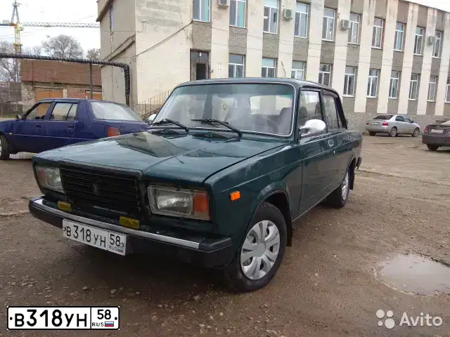 Фото автомобиля LADA 2107, 2007 — госномер В531АР82. Цвет: Темно-зеленый