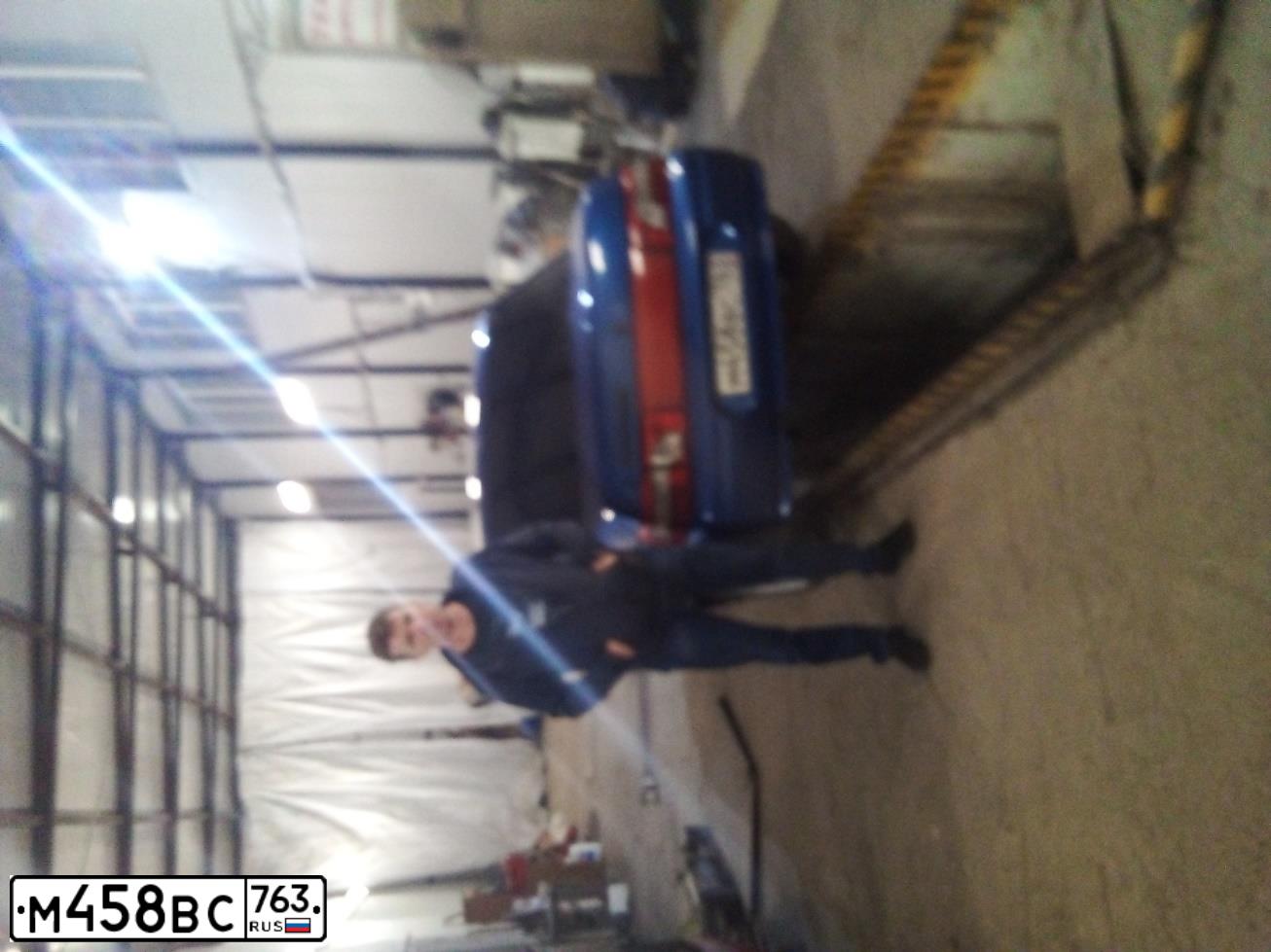 Фото автомобиля LADA 2110 LADA, 2007 — госномер В009ОК763. Цвет: синий