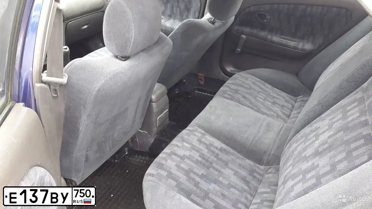 Фото автомобиля MITSUBISHI LANCER, 1997 — госномер А722УС97. Цвет: ФИОЛЕТОВЫЙ