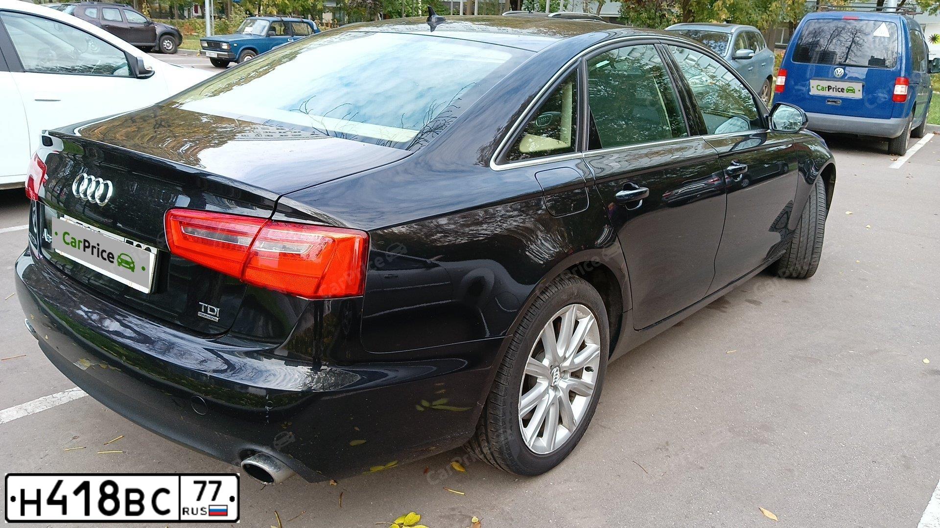 Фото автомобиля AUDI A6, 2012 — госномер К577МУ797. Цвет: ЧЕРНЫЙ