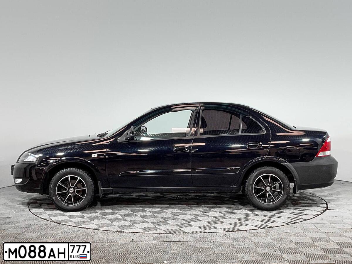 Фото автомобиля NISSAN ALMERA CLASSIC 1.6, 2009 — госномер О622РН790. Цвет: ЧЕРНЫЙ