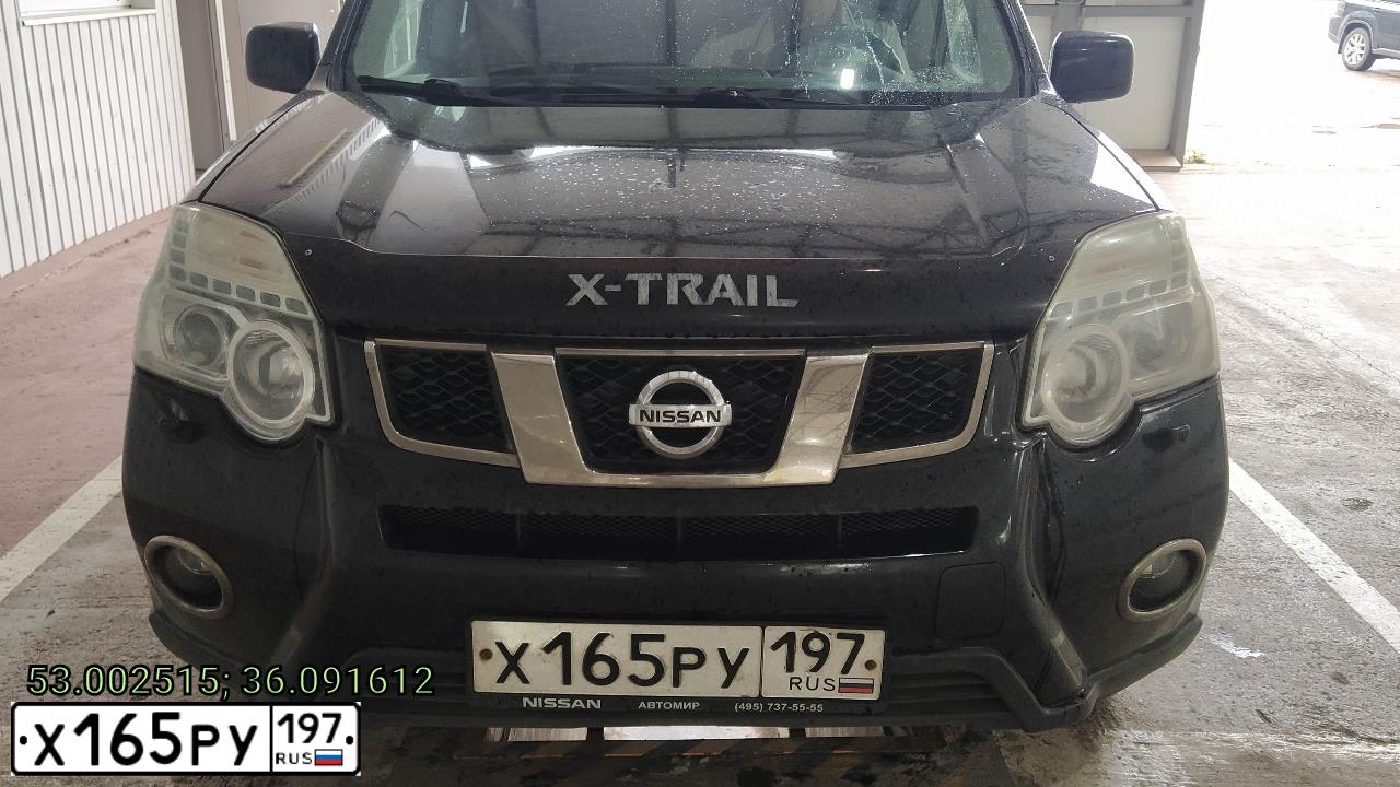 Фото автомобиля NISSAN X-TRAIL, 2011 — госномер С804АТ57