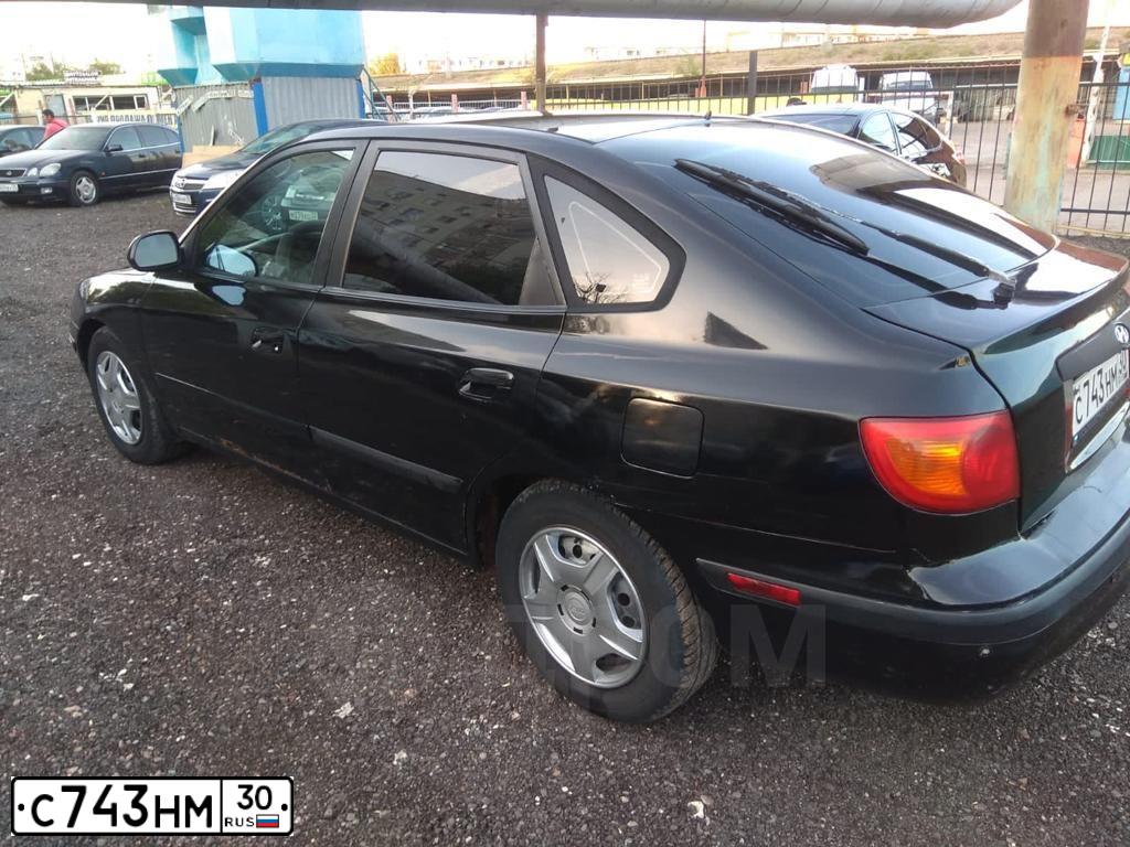 Фото автомобиля HYUNDAI ELANTRA, 2003 — госномер Т378СА05. Цвет: ЧЕРНЫЙ