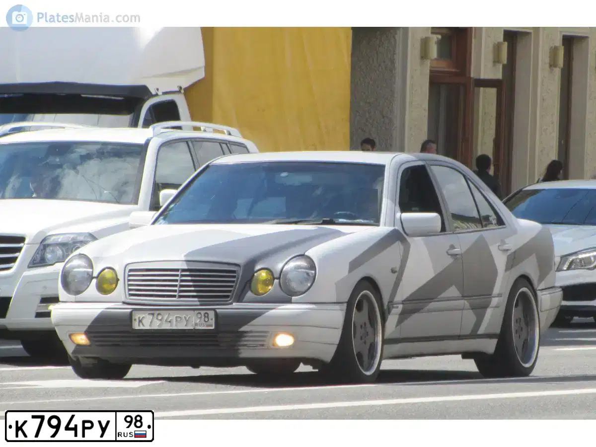 Фото автомобиля MERCEDES E-KLASSE, 1996 — госномер К794РУ98