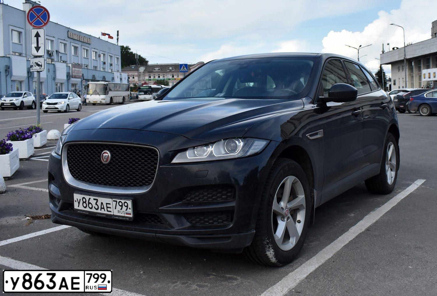Фото автомобиля JAGUAR F-PACE, 2016 — госномер Н565НС76