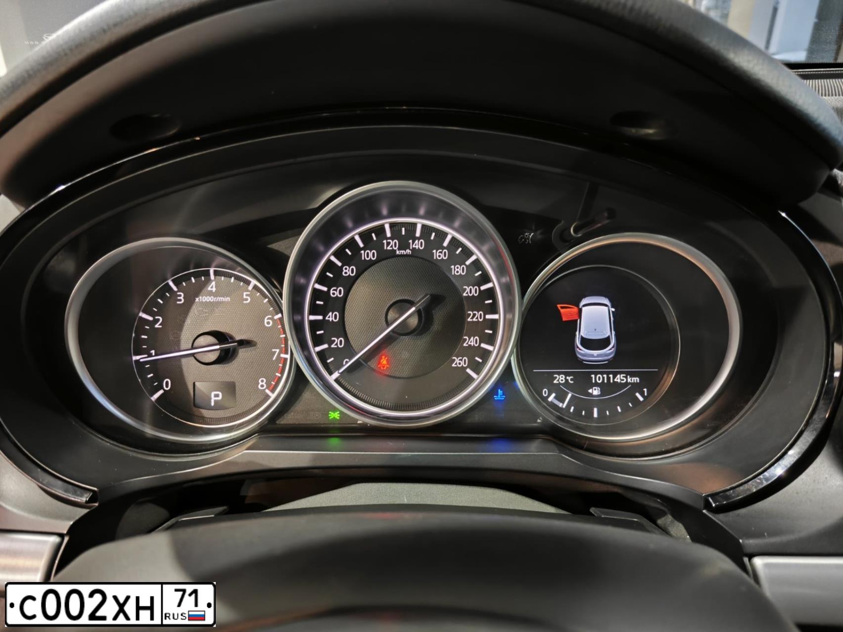 Фото автомобиля MAZDA 6, 2005 — госномер С002ХН71. Цвет: ЗЕЛЕНЫЙ