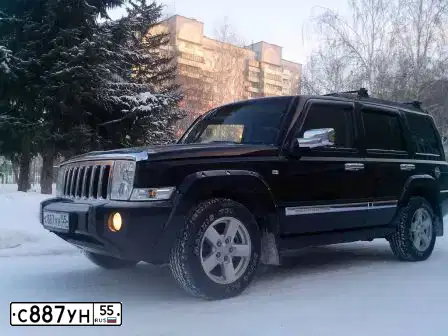 Фото автомобиля JEEP COMMANDER, 2007 — госномер С887УН55. Цвет: ЧЕРНЫЙ