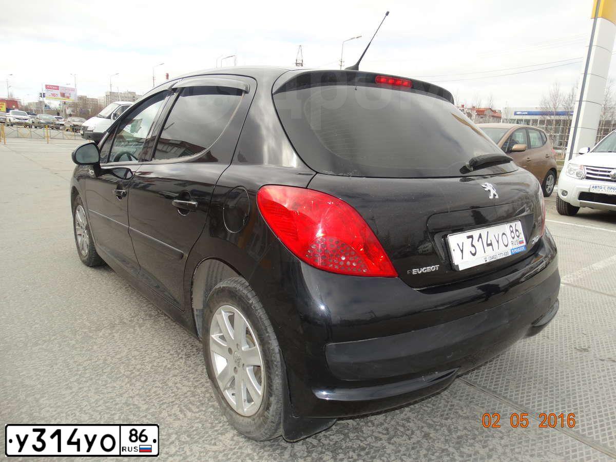 Фото автомобиля PEUGEOT 207, 2008 — госномер С278ЕР196. Цвет: ЧЕРНЫЙ