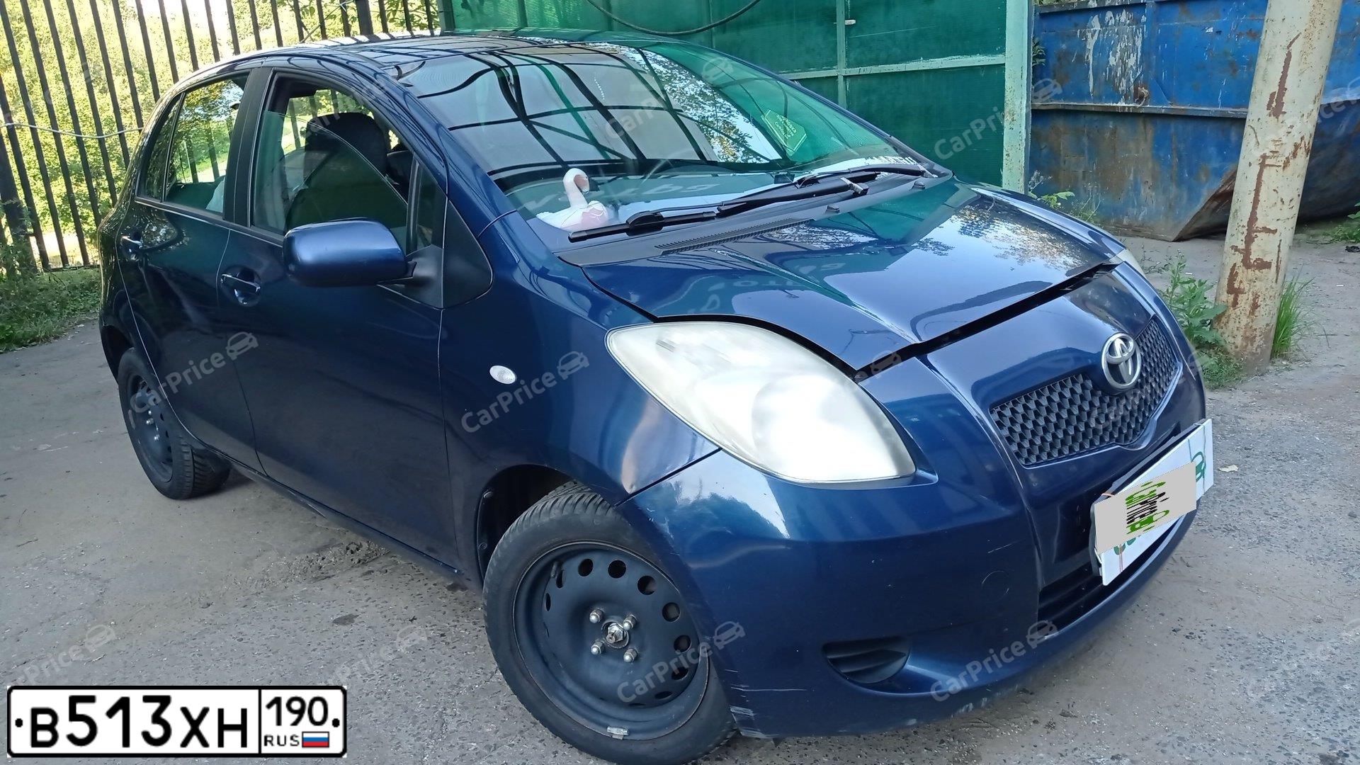 Фото автомобиля TOYOTA YARIS, 2007 — госномер К088КН977. Цвет: СИНИЙ ТЕМНЫЙ