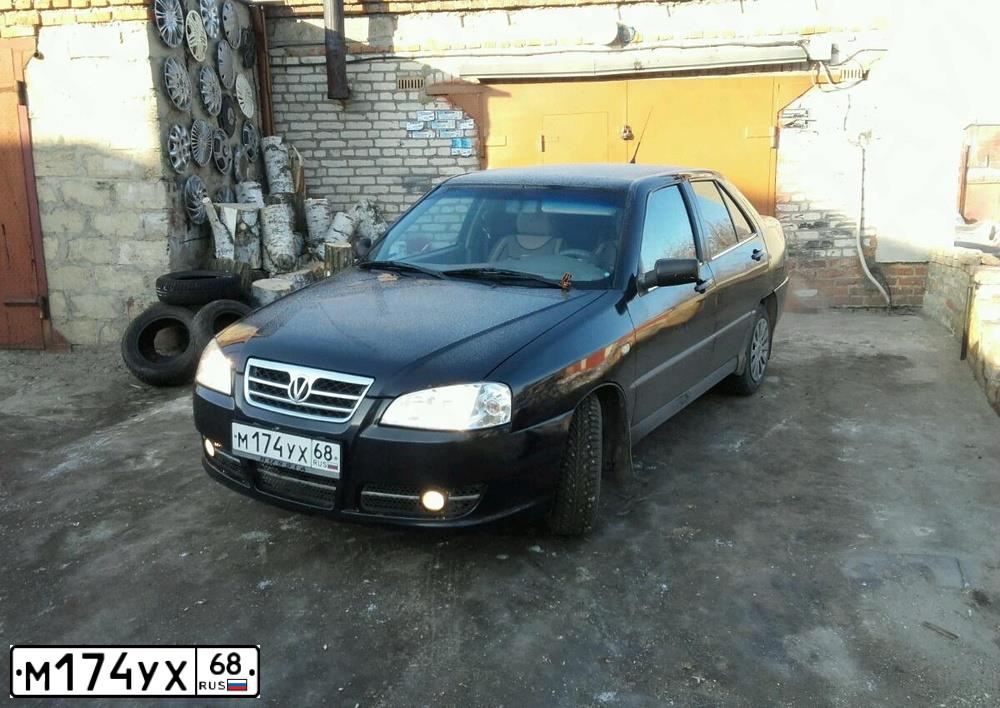 Фото автомобиля TAGAZ CORDA, 2011 — госномер М174УХ68. Цвет: ЧЕРНЫЙ