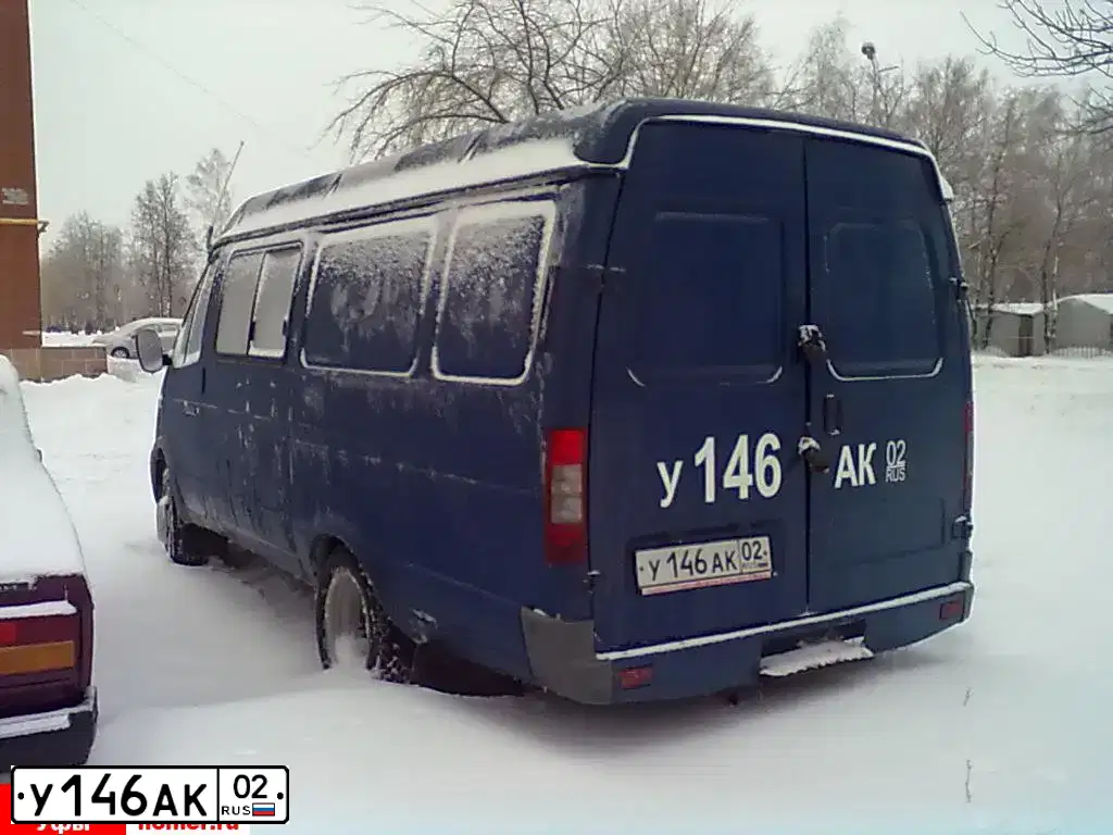 Фото автомобиля GAZ 2705 EL, 2004 — госномер У146АК02. Цвет: БАЛТИКА