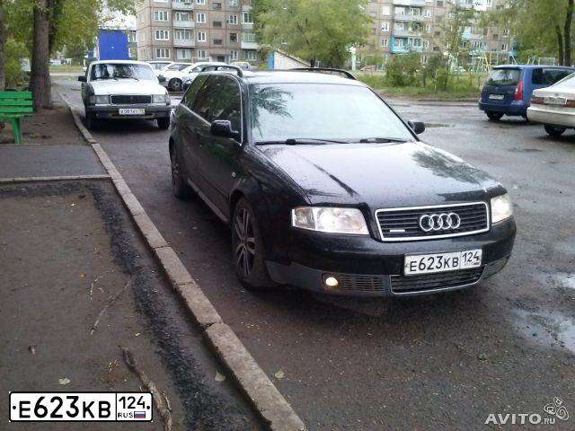 Фото автомобиля AUDI A6, 1999 — госномер Е444КВ19. Цвет: ЧЕРНЫЙ