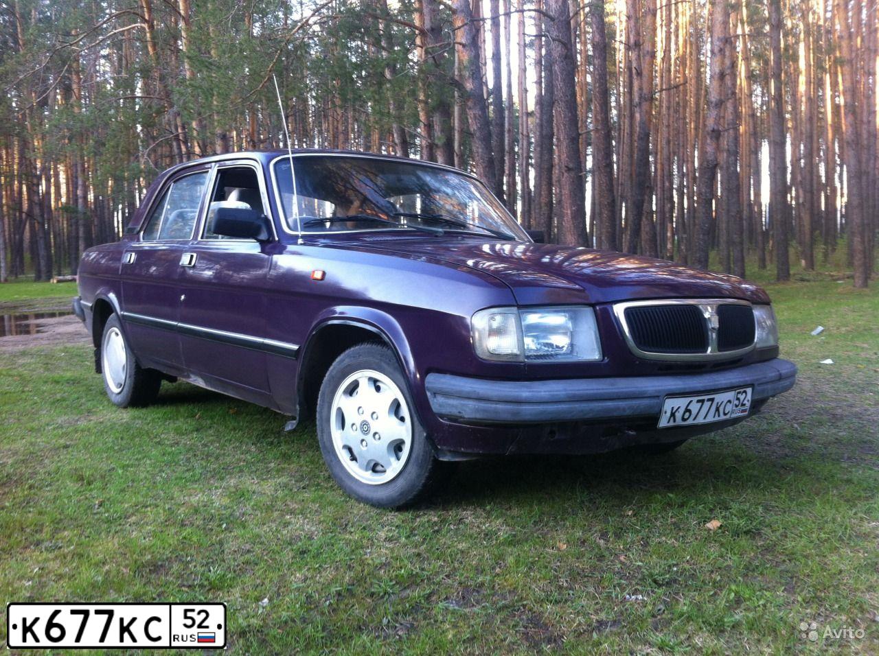 Фото автомобиля GAZ 3110 WOLGA, 1998 — госномер К677КС52. Цвет: ФИОЛЕТОВЫЙ