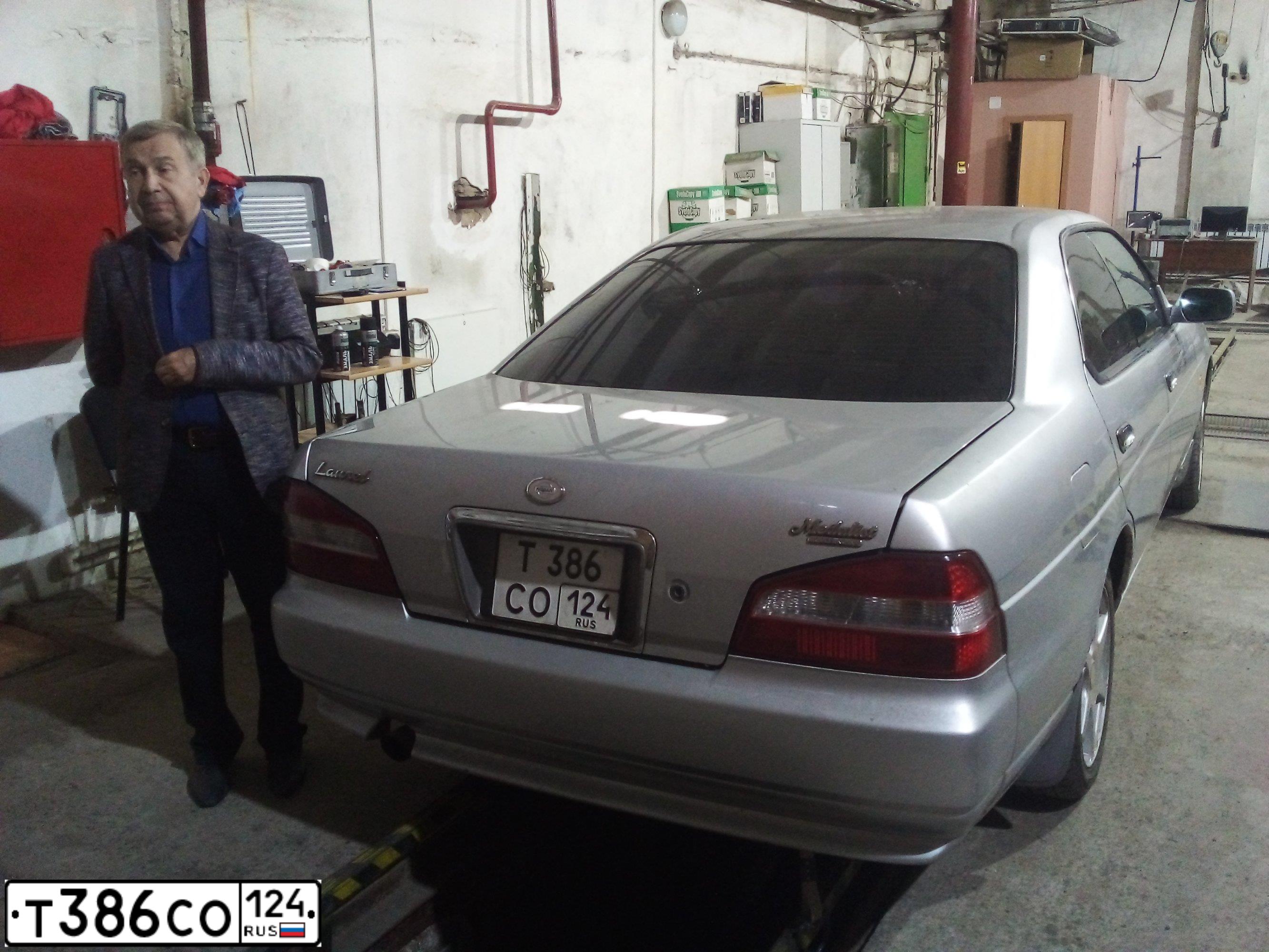 Фото автомобиля NISSAN LAUREL, 2001 — госномер М439ОК142