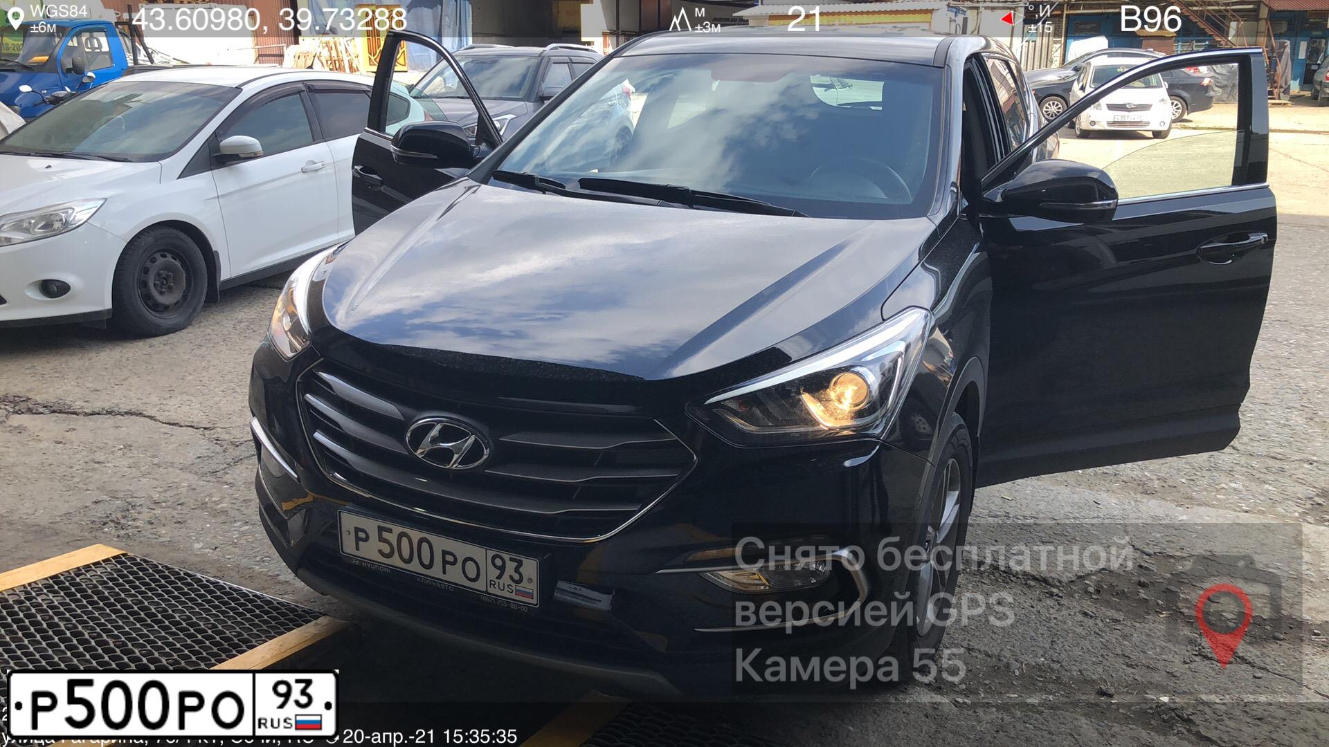 Фото автомобиля MITSUBISHI LANCER, 2008 — госномер Т568НМ193. Цвет: синий