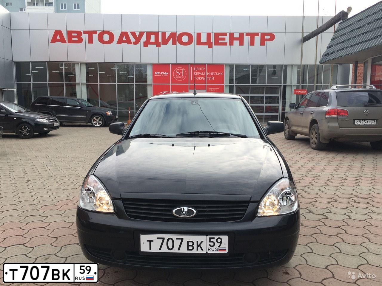 Фото автомобиля LADA 2172 PRIORA, 2009 — госномер К574УС159. Цвет: Темно-зеленый