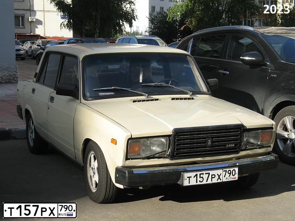 Фото автомобиля LADA 2107, 1987 — госномер У939СО797. Цвет: БЕЖЕВЫЙ