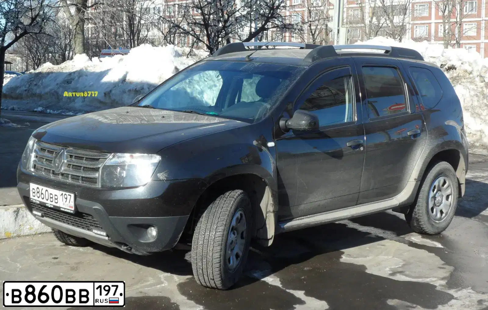 Фото автомобиля AUDI Q7, 2016 — госномер О067СЕ777. Цвет: Коричневый