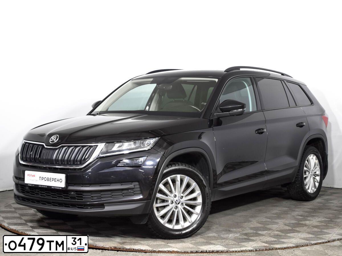 Фото автомобиля SKODA KODIAQ, 2017 — госномер У952ММ799. Цвет: ЧЕРНЫЙ
