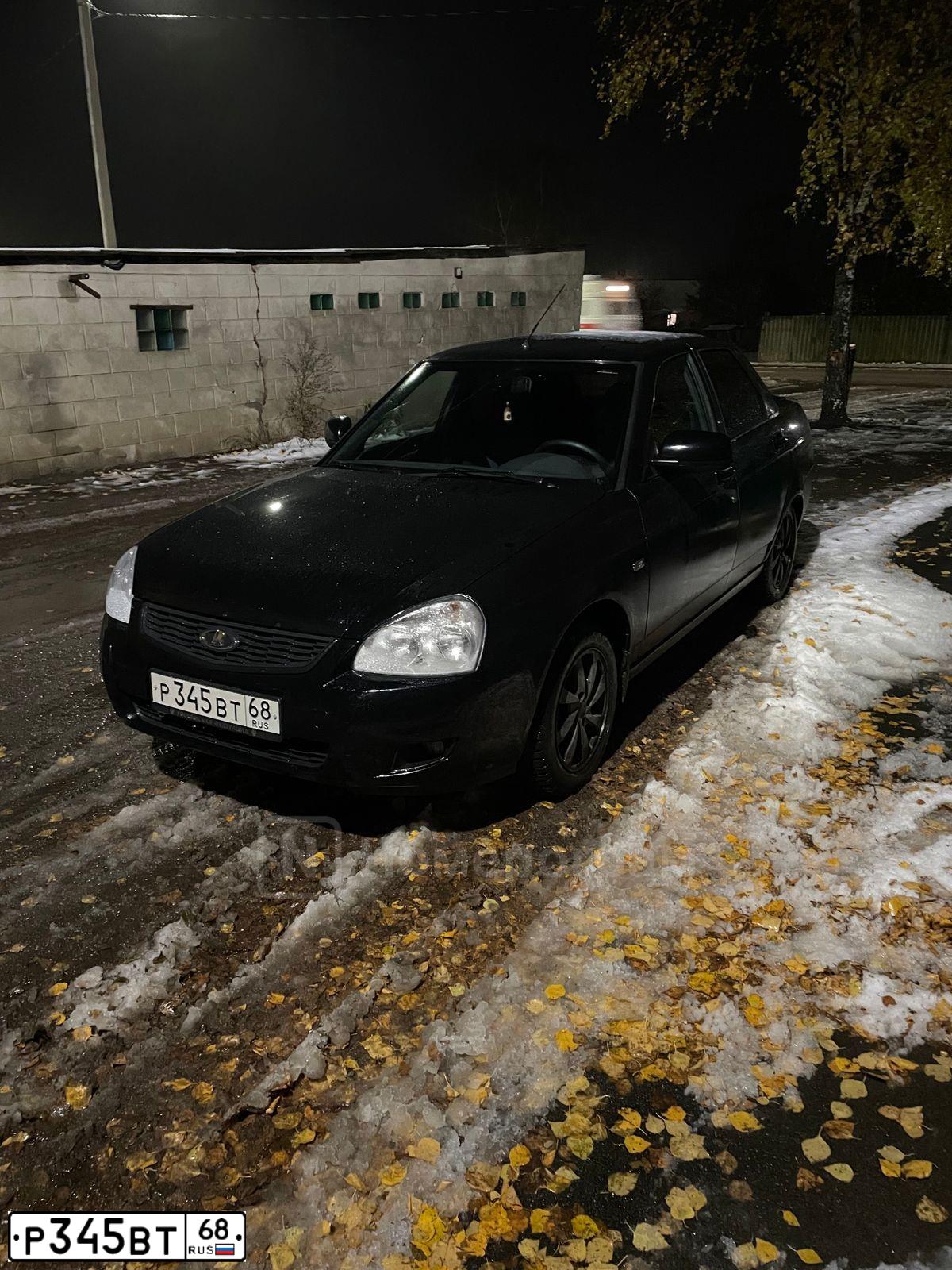 Фото автомобиля LADA 2170 PRIORA, 2012 — госномер Р345ВТ68. Цвет: Сине-Черный