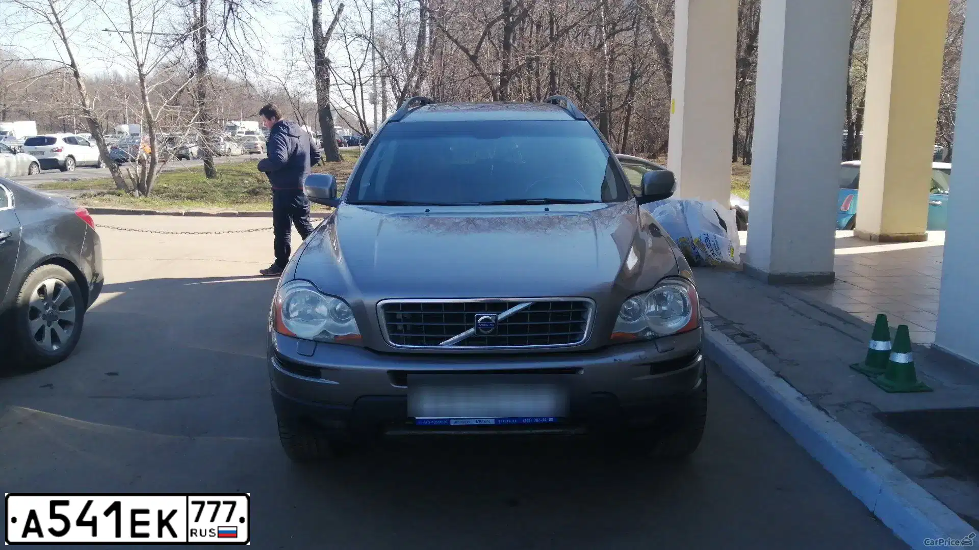 Фото автомобиля VOLVO XC90, 2007 — госномер А541ЕК777. Цвет: СВЕТЛО-КОРИЧНЕВЫЙ