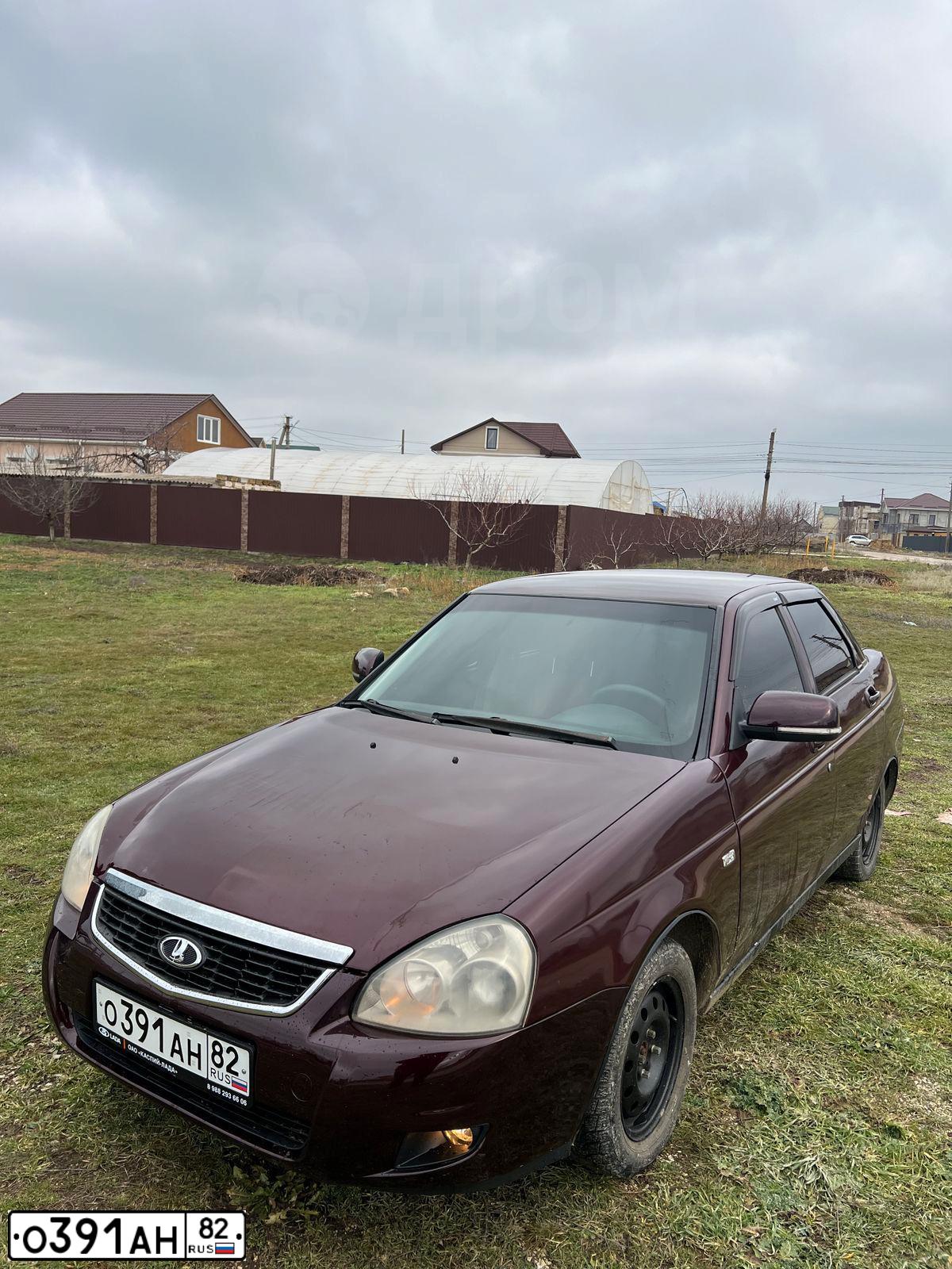 Фото автомобиля LADA 2170 PRIORA, 2008 — госномер О391АН82. Цвет: ТЕМНО-ВИШНЕВЫЙ