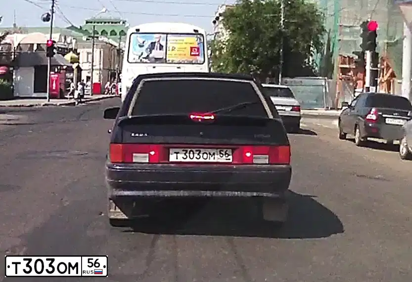 Фото автомобиля LADA 2114 SAMARA, 2012 — госномер А394РТ156. Цвет: синий