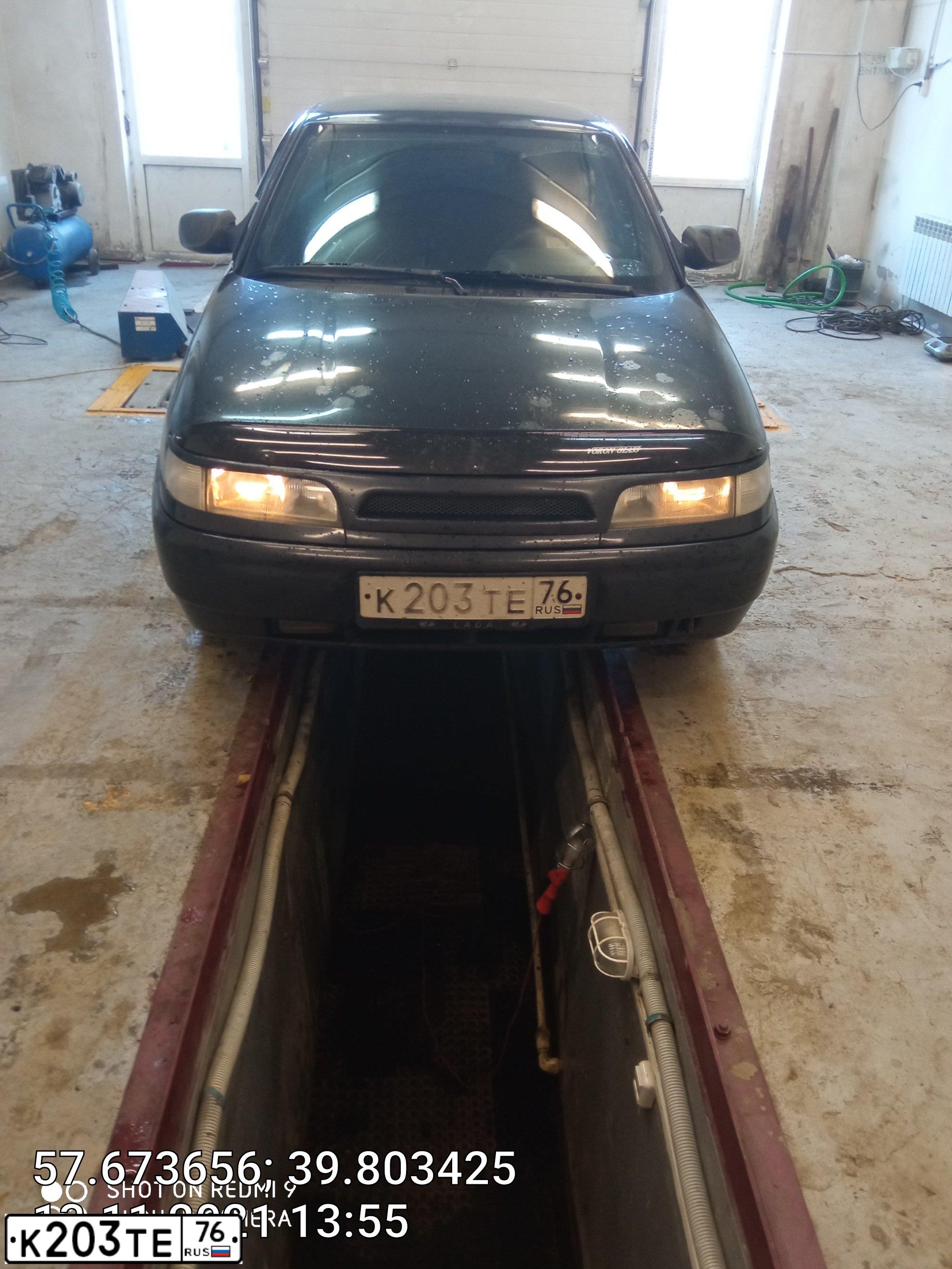 Фото автомобиля LADA 2110, 2006 — госномер К203ТЕ76. Цвет: ЧЕРНЫЙ