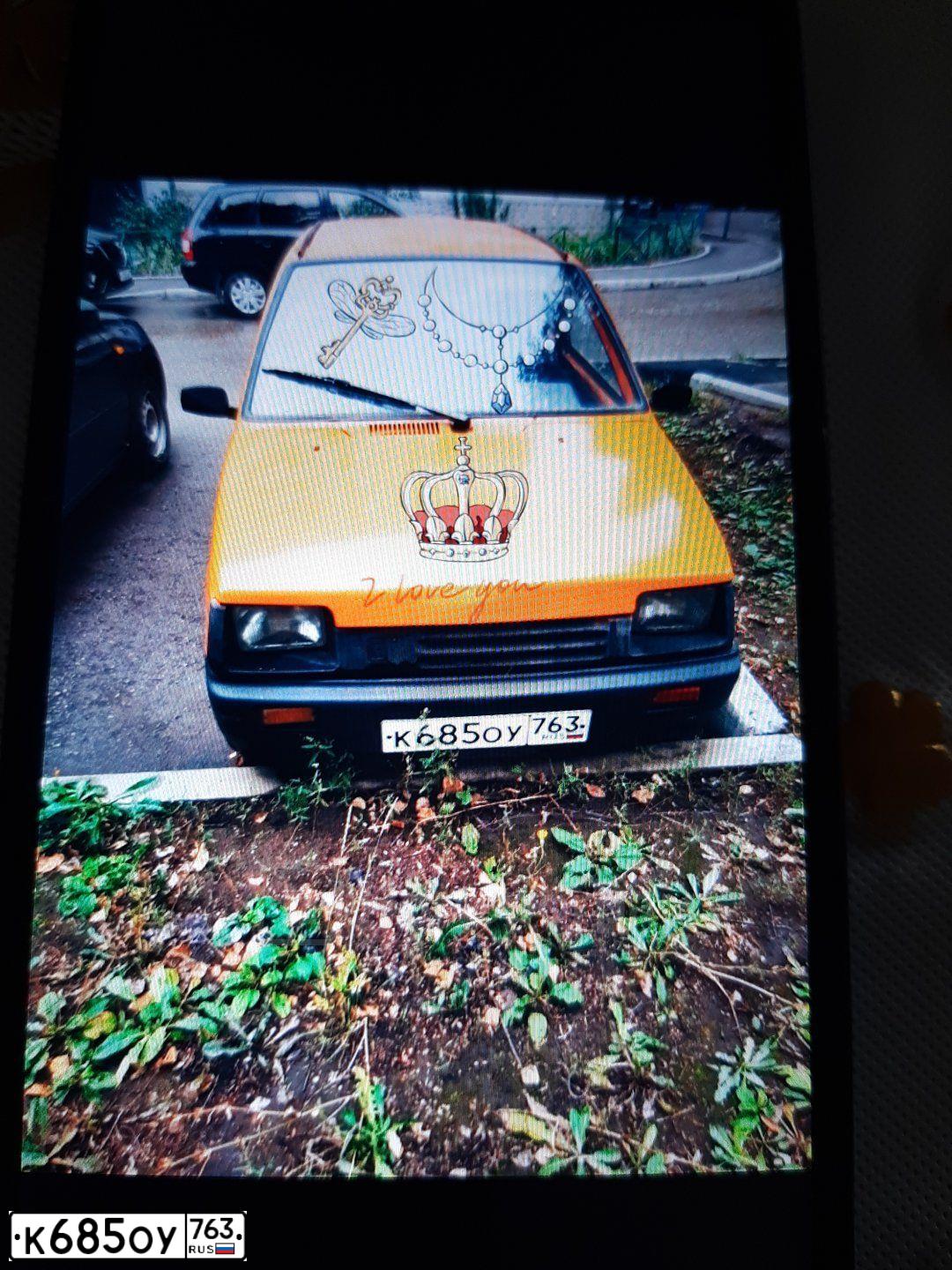 Фото автомобиля SEAZ OKA, 2001 — госномер К685ОУ763. Цвет: Оранжевый