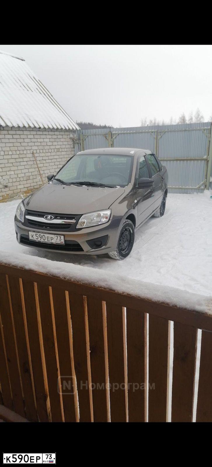 Фото автомобиля LADA GRANTA, 2018 — госномер С225ЕУ716