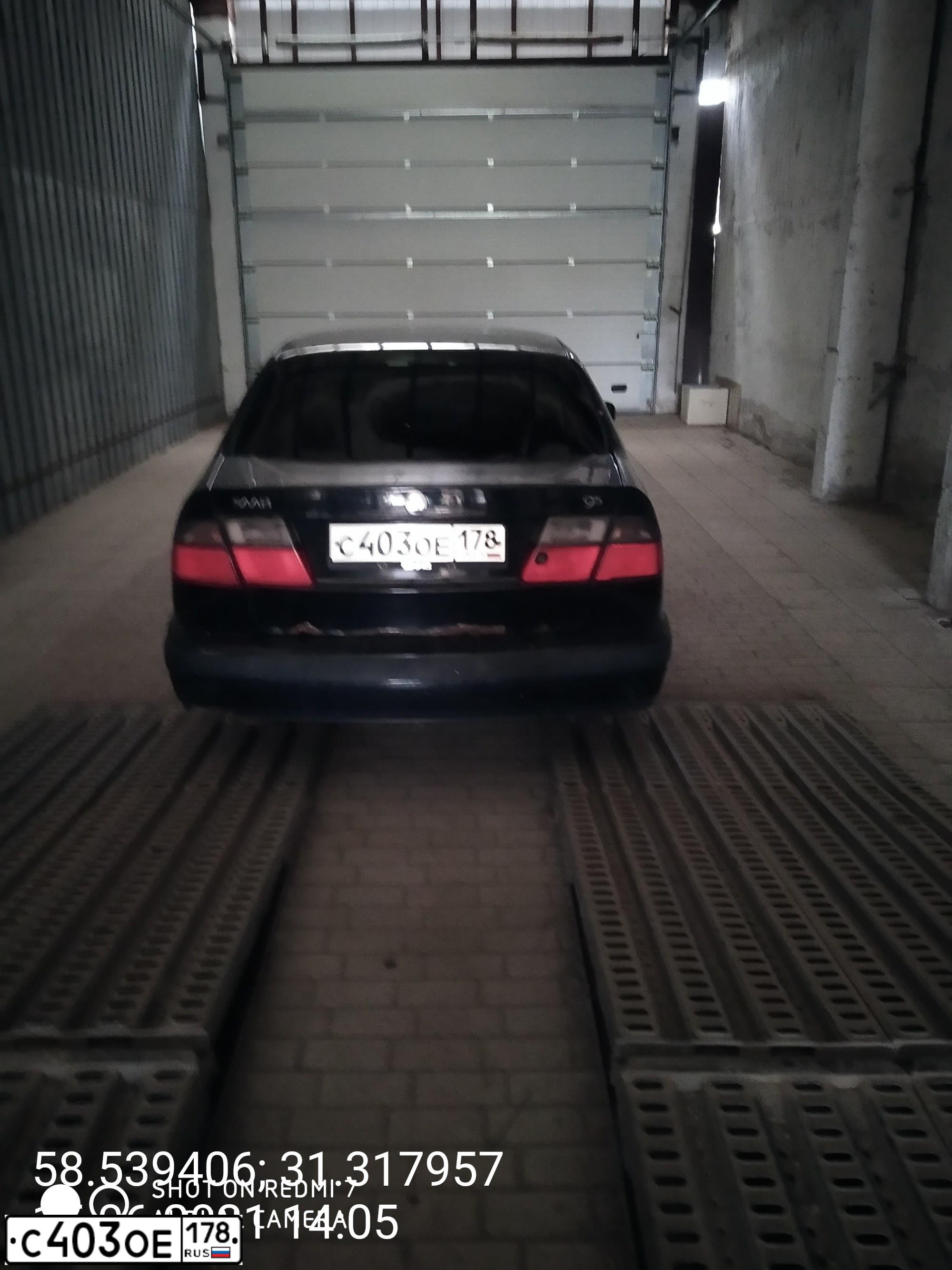 Фото автомобиля SAAB 9-5, 1999 — госномер М086ТУ69. Цвет: ЧЕРНЫЙ