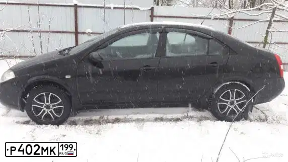 Фото автомобиля NISSAN PRIMERA, 2006 — госномер С420АА790. Цвет: ЧЕРНЫЙ