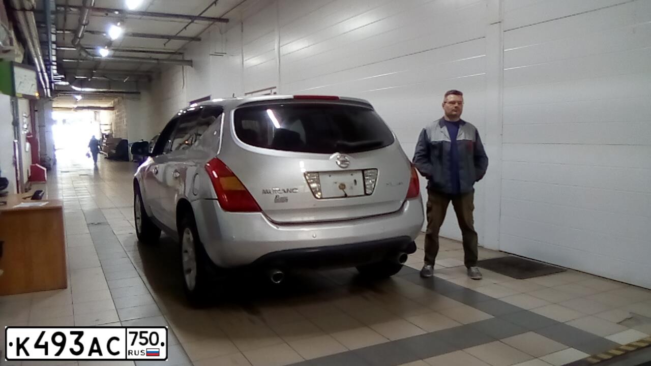 Фото автомобиля NISSAN MURANO, 2003 — госномер О336АХ71. Цвет: СЕРЕБРИСТЫЙ