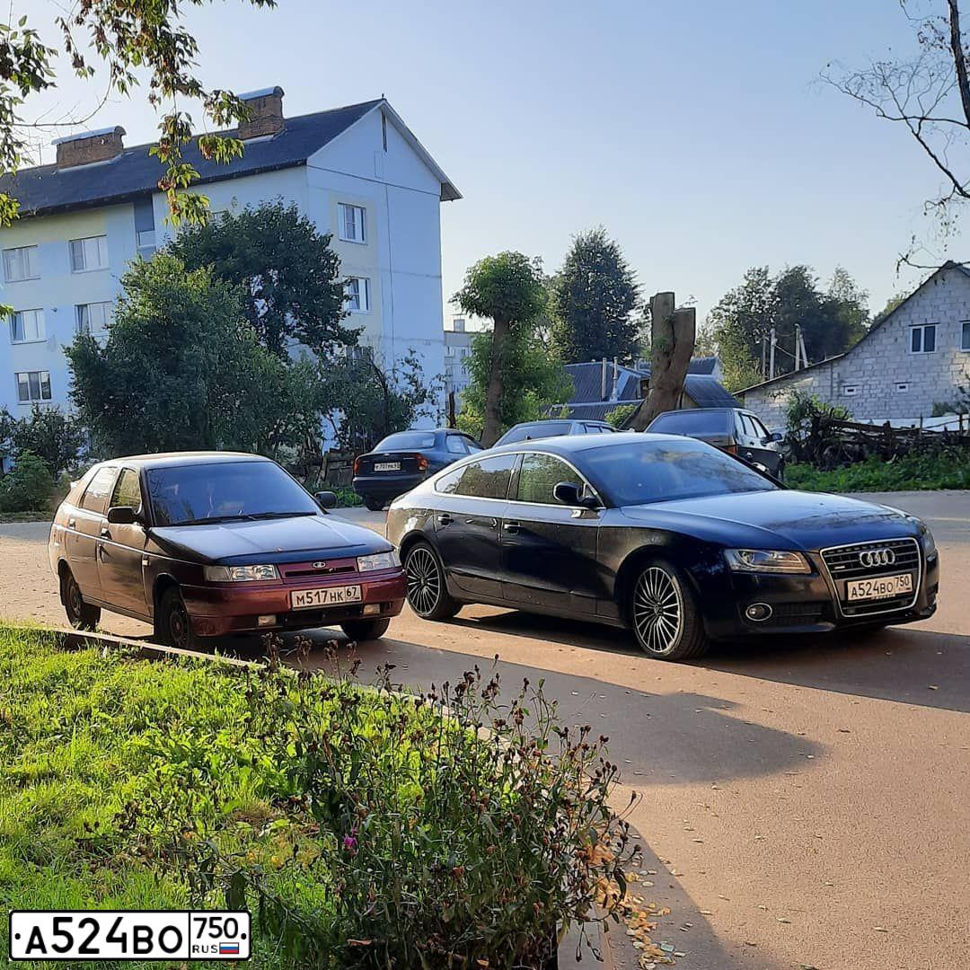Фото автомобиля AUDI A5, 2009 — госномер С160ОК790. Цвет: ЧЕРНЫЙ