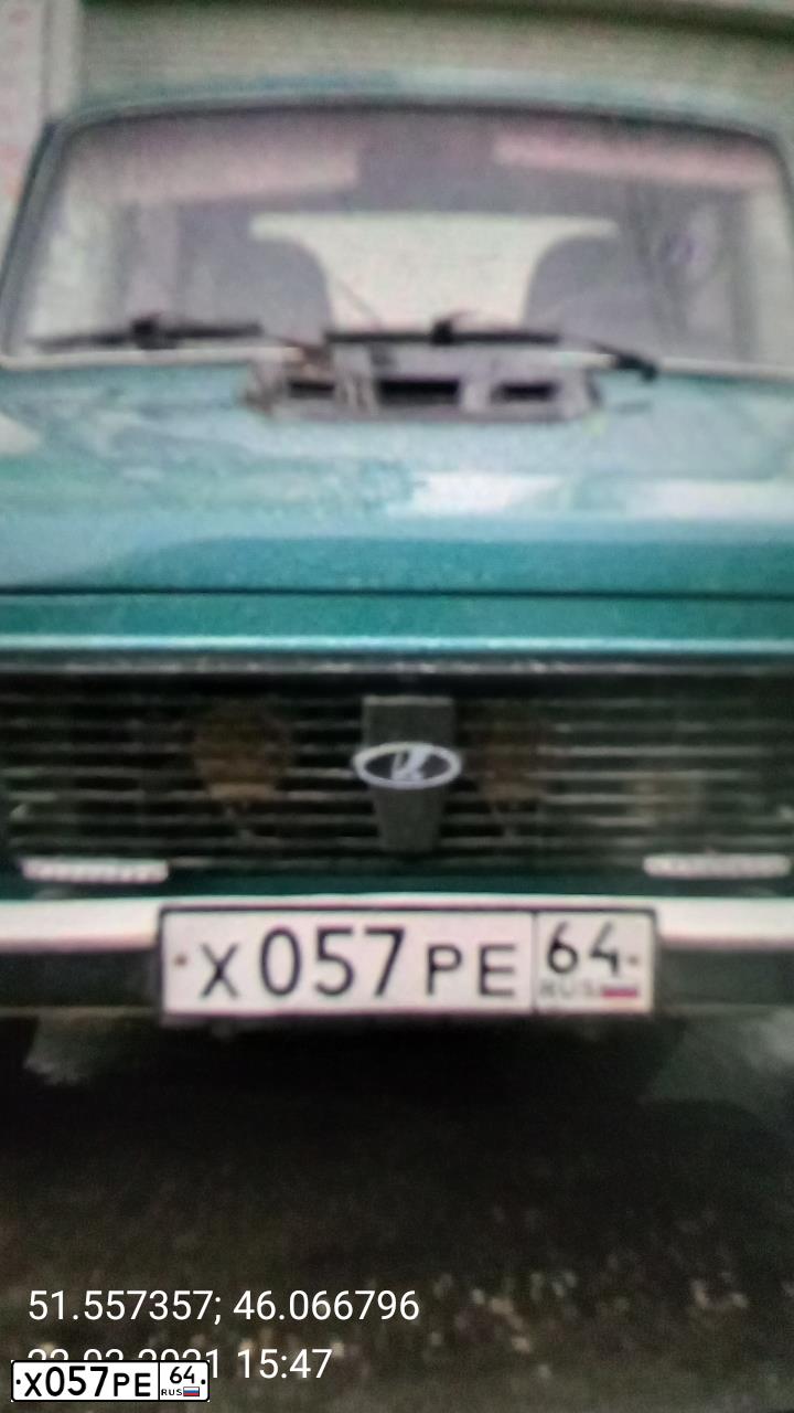 Фото автомобиля VAZ ВАЗ21214, 2003 — госномер Х057РЕ64. Цвет: СЕРО СИНИЙ