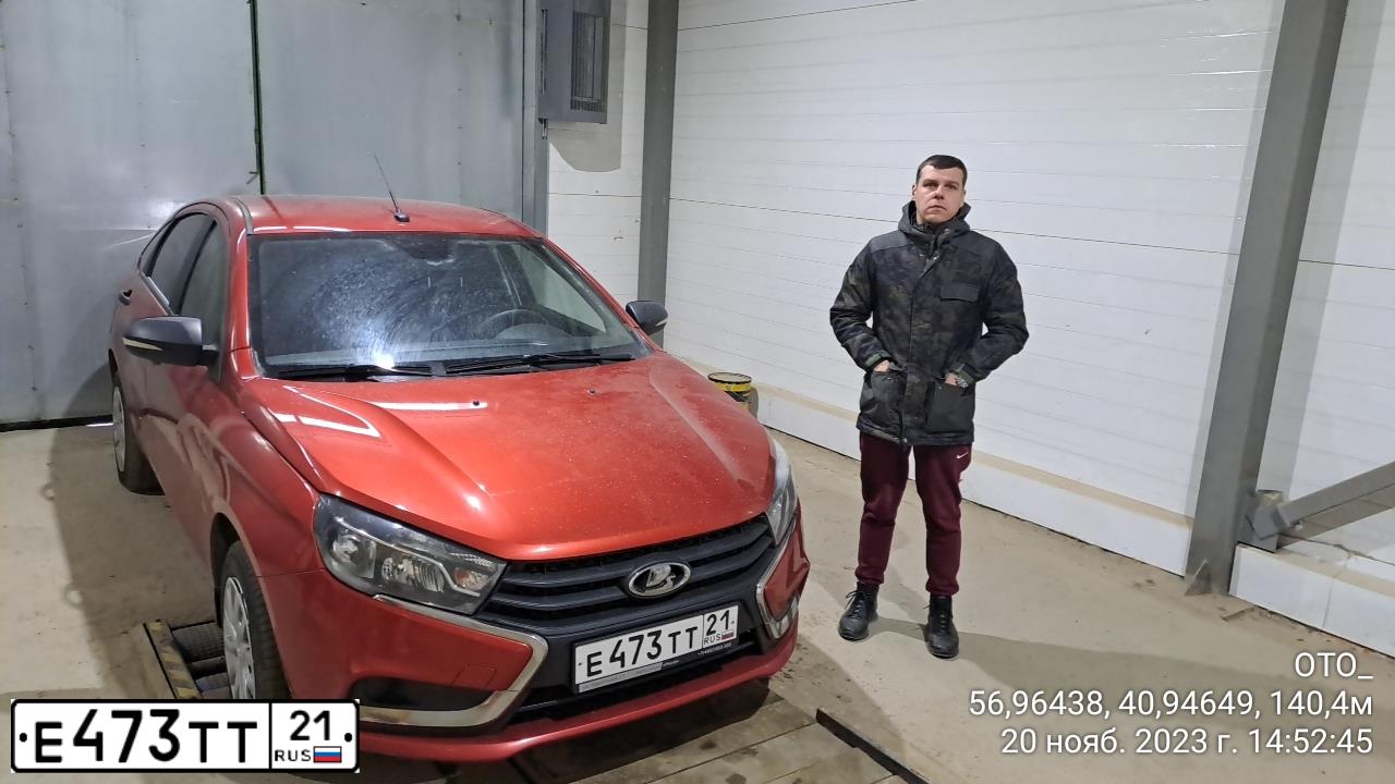 Фото автомобиля LADA VESTA, 2017 — госномер В418ТХ37