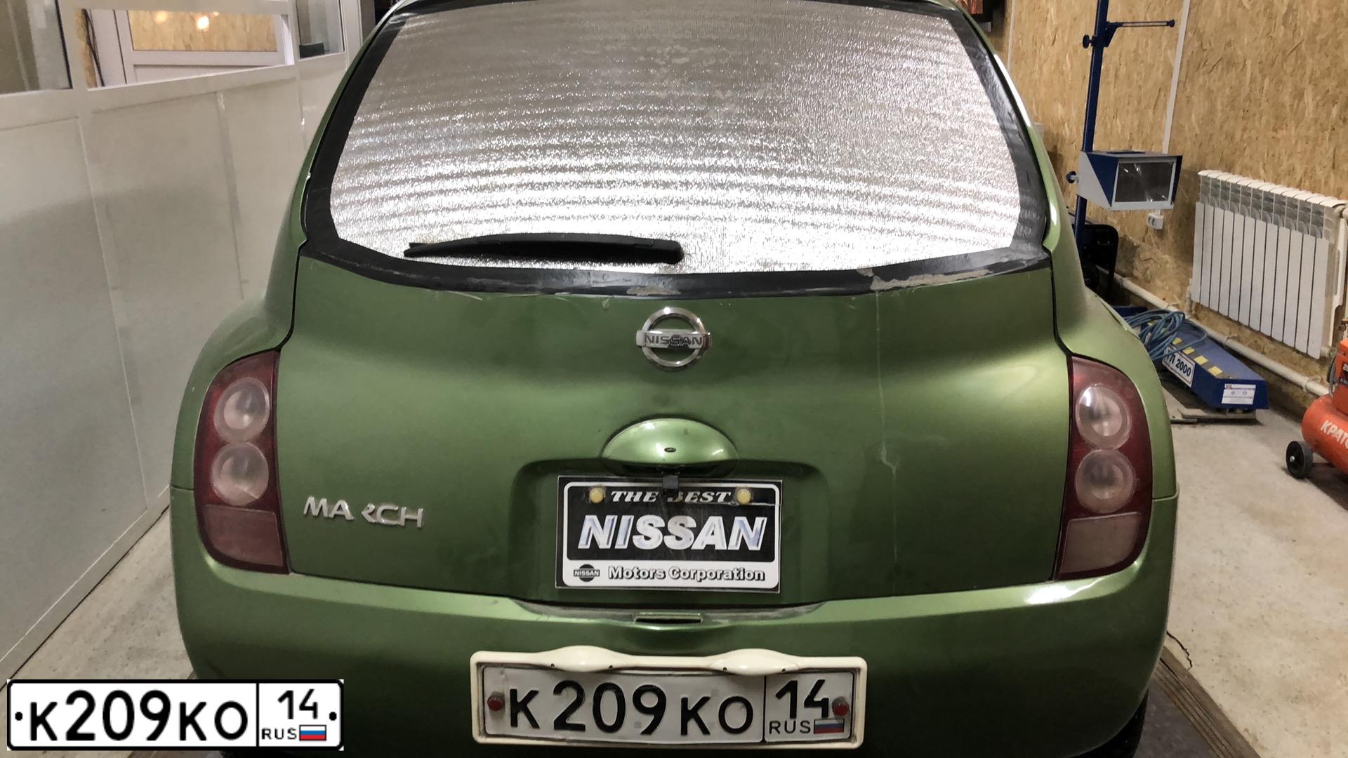 Фото автомобиля NISSAN MARCH, 2002 — госномер С680МТ14