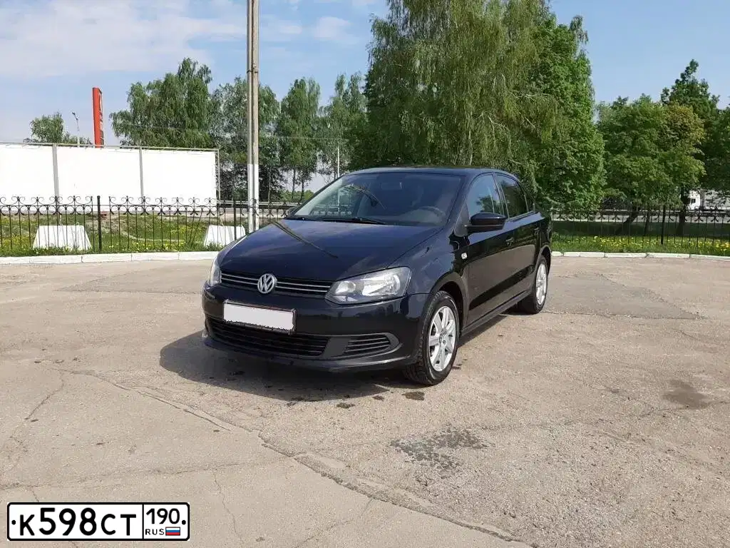 Фото автомобиля VOLKSWAGEN POLO, 2012 — госномер С394АТ152. Цвет: ЧЕРНЫЙ