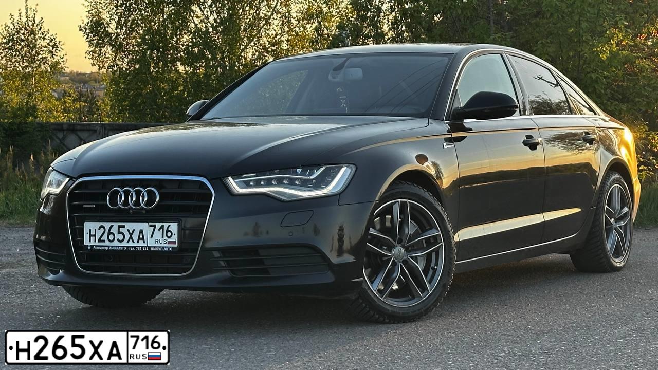 Фото автомобиля AUDI A6, 2011 — госномер Н265ХА716. Цвет: ЧЕРНЫЙ