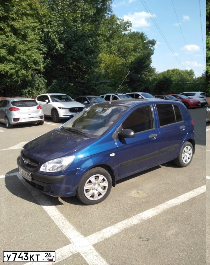 Фото автомобиля HYUNDAI GETZ, 2010 — госномер М559ТХ126
