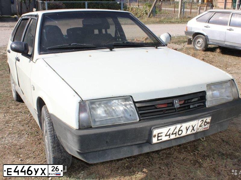 Фото автомобиля LADA 2109 SAMARA, 1995 — госномер Р258КК07. Цвет: Белый