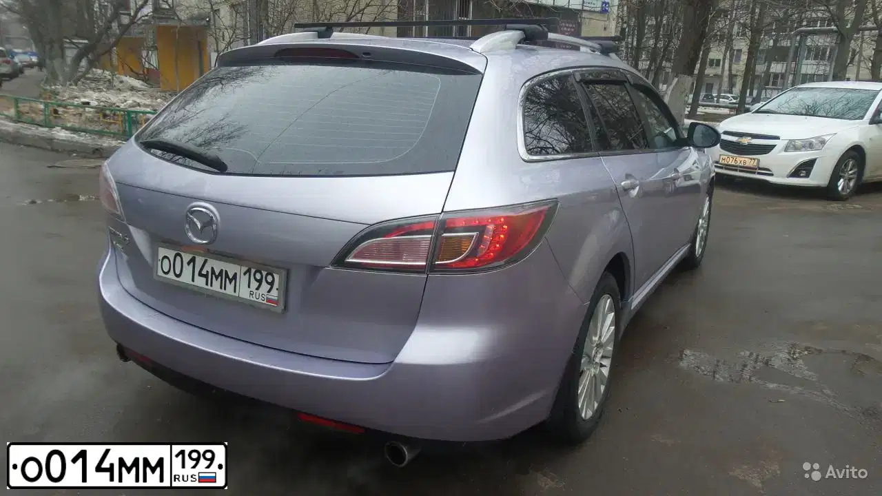 Фото автомобиля MAZDA 6, 2008 — госномер У078СМ123. Цвет: СИРЕНЕВЫЙ