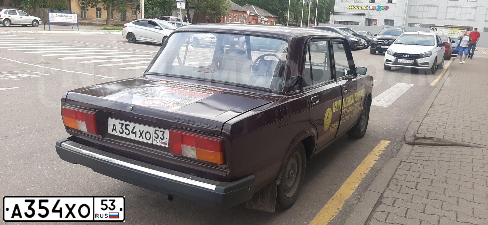 Фото автомобиля LADA 2105, 2006 — госномер А596ТА147. Цвет: ТЕМНО-ВИШНЕВЫЙ